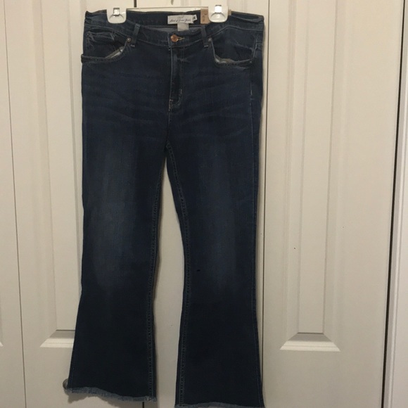 H&M Lable of Graded Goods Kick Flare Crop Leg 3/4 New with Tag - Picture 2 of 4